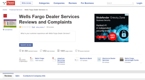 wells-fargo-dealer-services.pissedconsumer.com