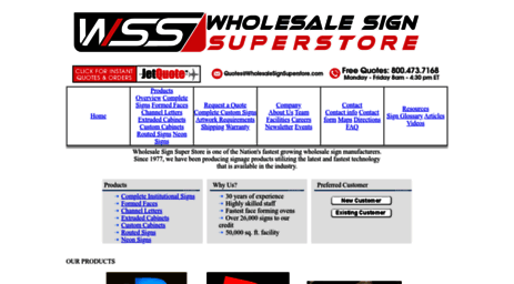 Visit Wholesalesignsuperstore Com Wholesale Sign Superstore