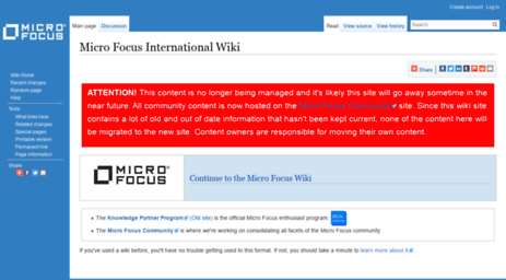 wiki.microfocus.com