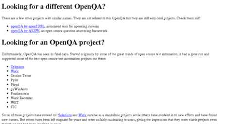 wiki.openqa.org