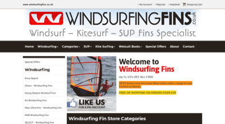 windsurfingfins.co.uk