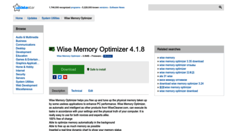 wise-memory-optimizer.updatestar.com