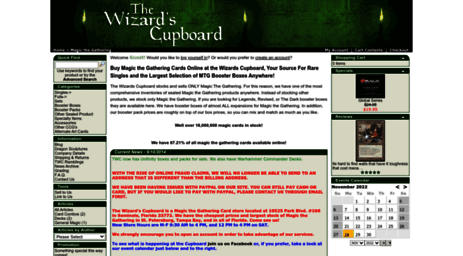 wizardscupboard.com
