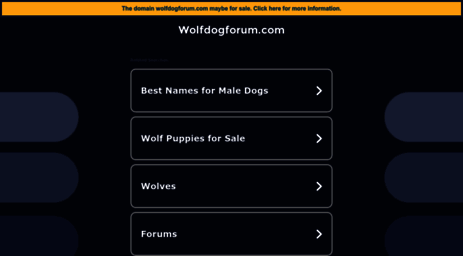 wolfdogforum.com