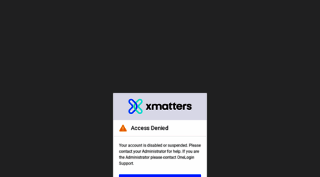 xmatters.onelogin.com