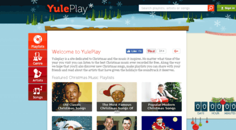 Visit Yuleplay Com Discover Listen To Free Christmas Music Online