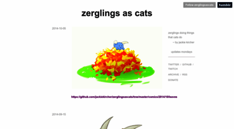 zerglingsascats.com