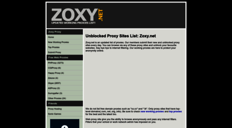 zoxy.net