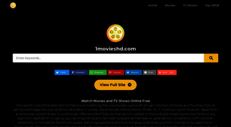 Visit 1movieshd.com - #1Movies | Watch Free Streaming Movies and TV ...