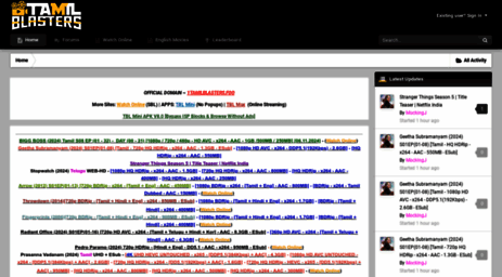 Visit 1tamilblasters - 1TamilBlasters Latest Tamil Malayalam Telugu