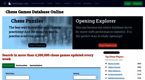 Visit 365chess.com - Chess Games Database Online - 365Chess.com.
