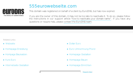 555eurowebseite.com