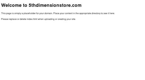 5thdimensionstore.com