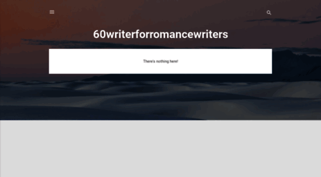 60writerforromancewriters.blogspot.com