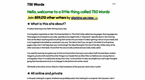 750words.com
