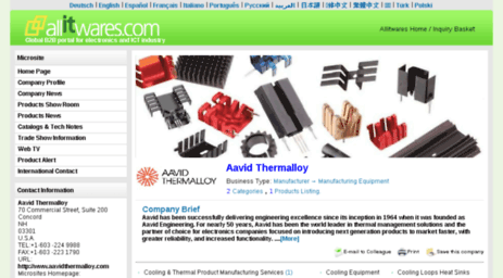 aavid-thermalloy.allitwares.com
