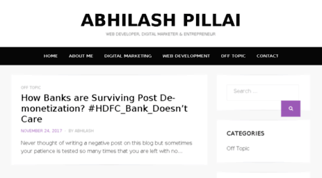 abhilashpillai.com