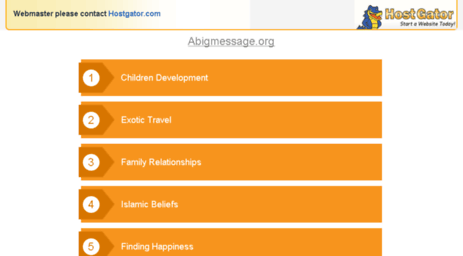 abigmessage.org