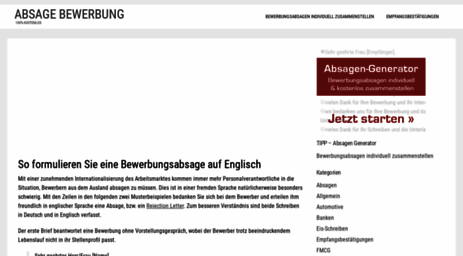 absage-bewerbung.de
