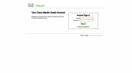 account.meraki.com