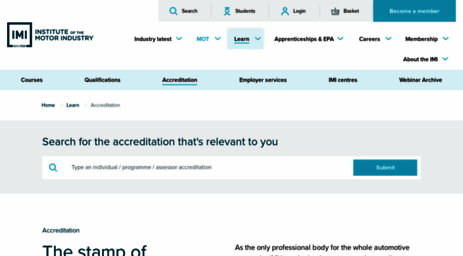 accreditation.theimi.org.uk