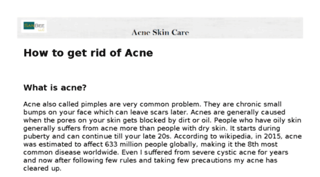acneskincare.info