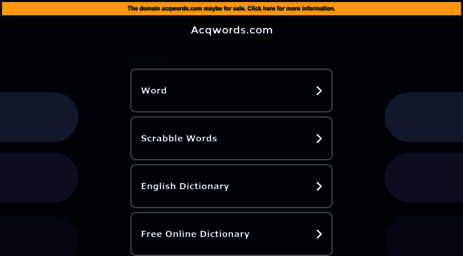 acqwords.com