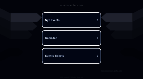 adamscenter.com