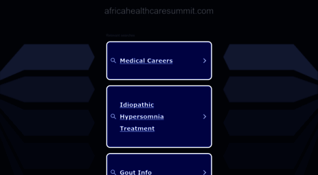 africahealthcaresummit.com