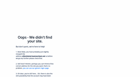 ahlersheinel.teamworkpm.net