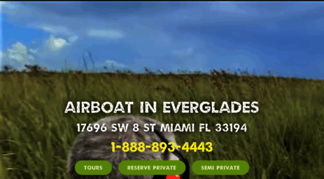 airboatineverglades.com