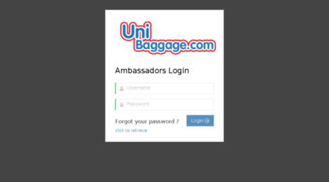 ambassadors.unibaggage.com