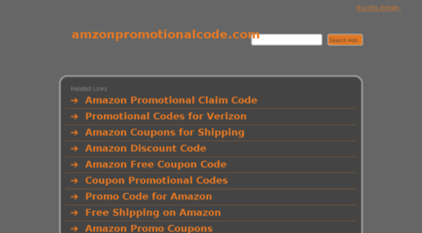 amzonpromotionalcode.com