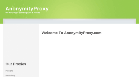anonymityproxy.com