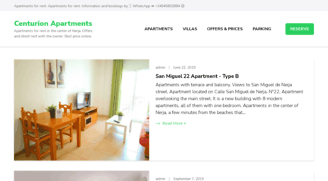 apartamentosennerja.com
