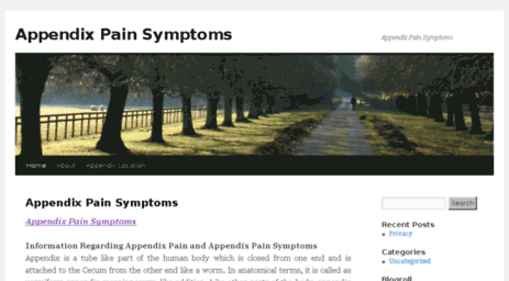 appendixpainsymptoms.com