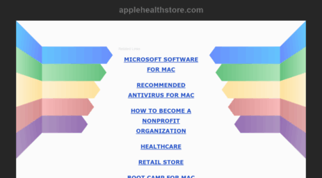 applehealthstore.com