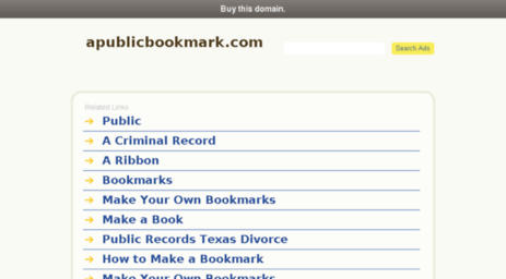apublicbookmark.com