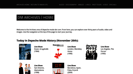 archives.depechemode.com