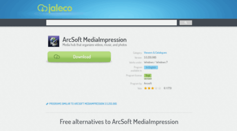 arcsoft-mediaimpression.jaleco.com