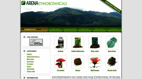 arenaethnobotanicals.com