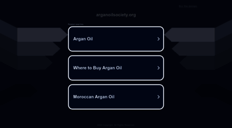 arganoilsociety.org