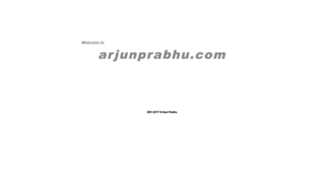 arjunprabhu.com