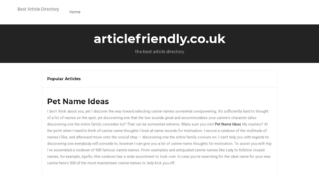 articlefriendly.co.uk