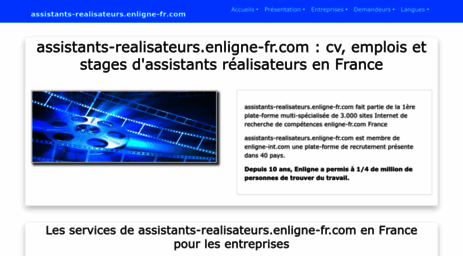 assistants-realisateurs.enligne-fr.com