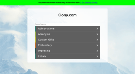 au.oony.com