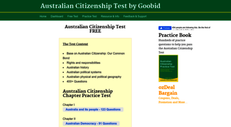 Visit Australian-citizenshiptest.com - AUSTRALIAN CITIZENSHIP - Free Online Practice Tests 2018.