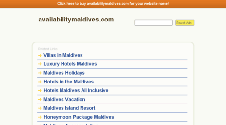 availabilitymaldives.com