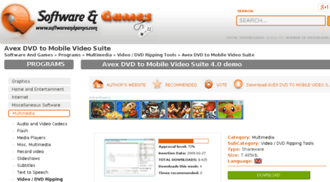 avex-dvd-to-mobile-video-suite.10001downloads.com