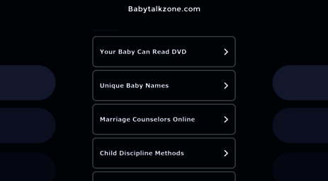 babytalkzone.com